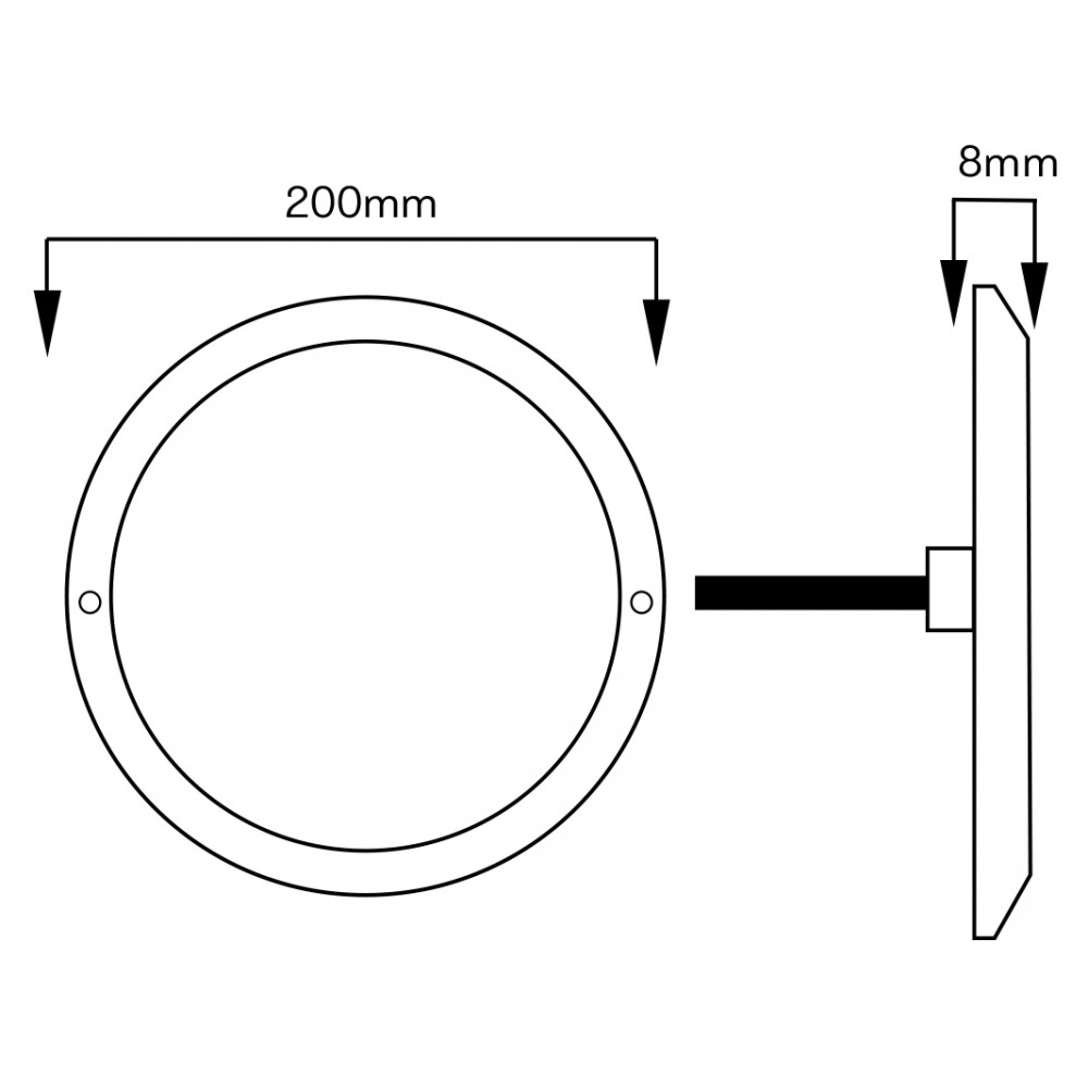 Φωτιστικό ABS flat extra slim - Image 3
